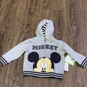 Mickey zip up hoodie